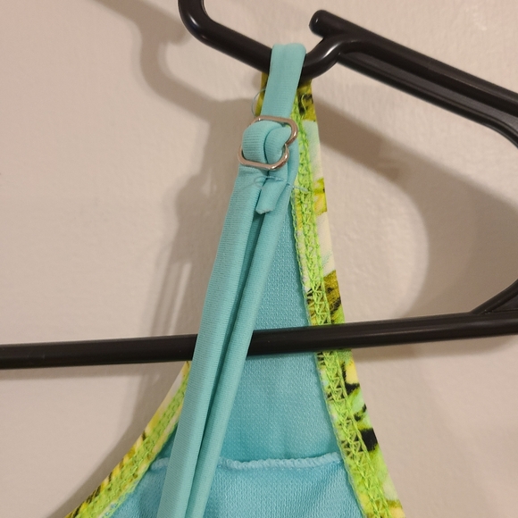 5/$10 NWOT Coral Tropics by Apollo one piece strappy open back swimsuit - Picture 7 of 9